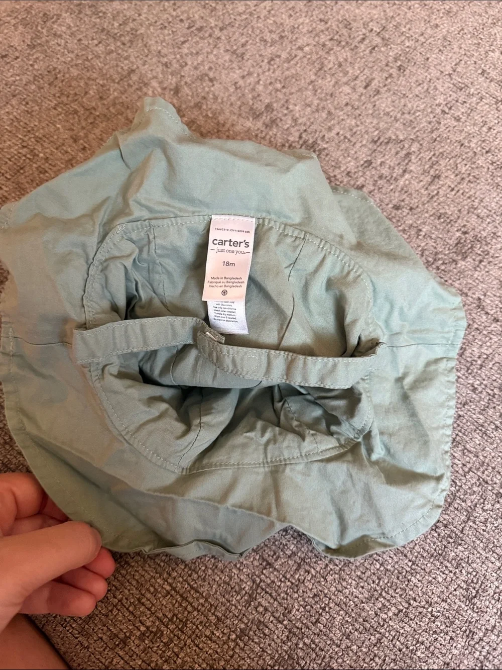 Carter's Light Green Sun Hat